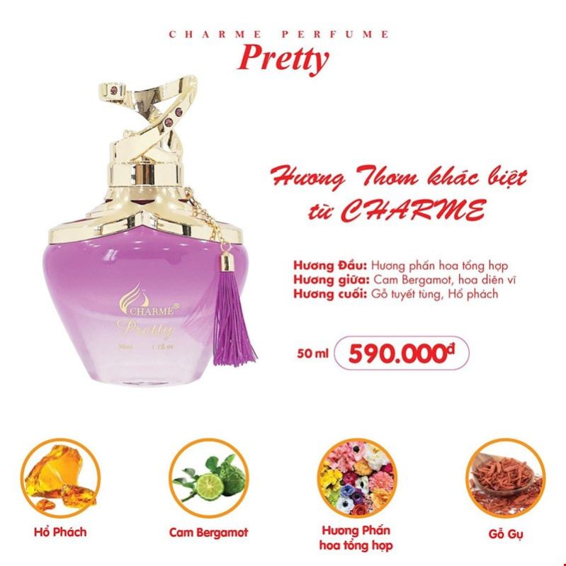 Nước hoa Charme Pretty 50ml
