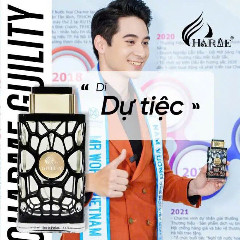 Nước hoa Charme Guility 100ml mẫu mới 2024