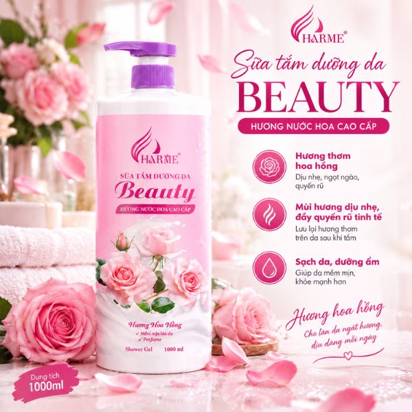 Sữa tắm Charme Beauty 1000ml